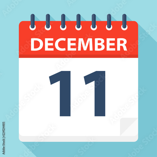 December 11 - Calendar Icon