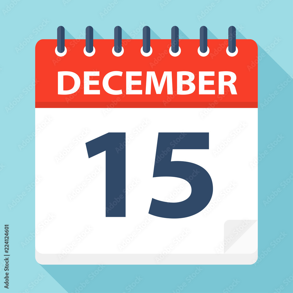 December 15 - Calendar Icon December 15 - Calendar Icon