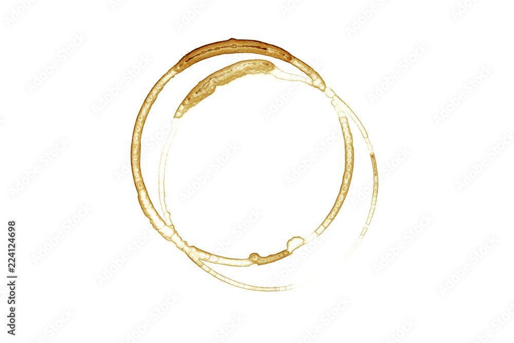 Real coffee stain - Isolated Photo Real coffee stain - Isolated Photo