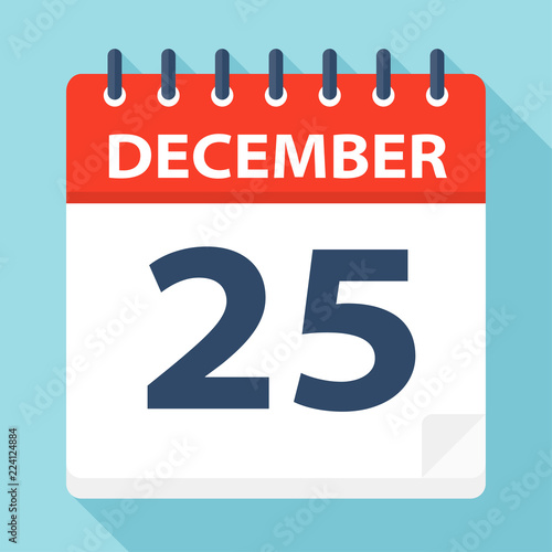 December 25 - Calendar Icon