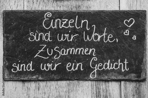 Fotografía Gut gemeinte Worte