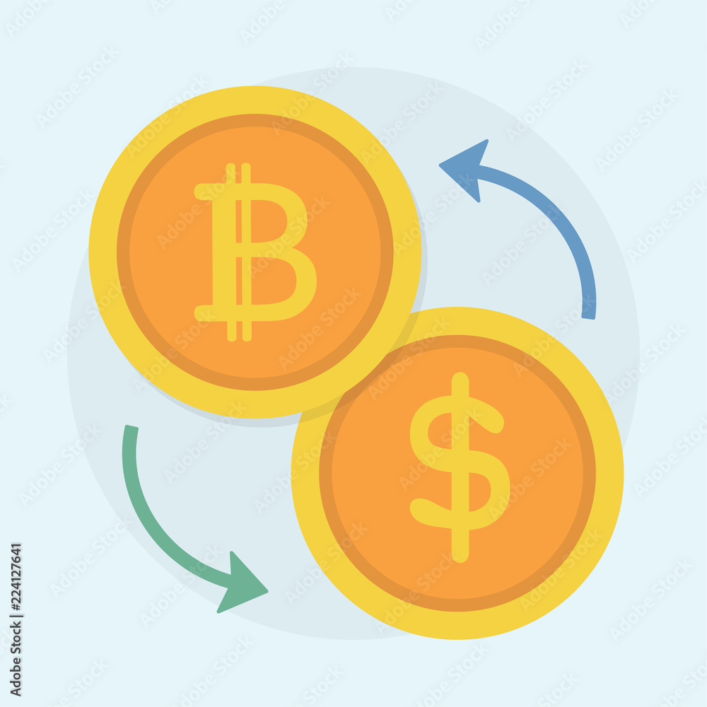Illustration of bitcoin concept Illustration of bitcoin concept