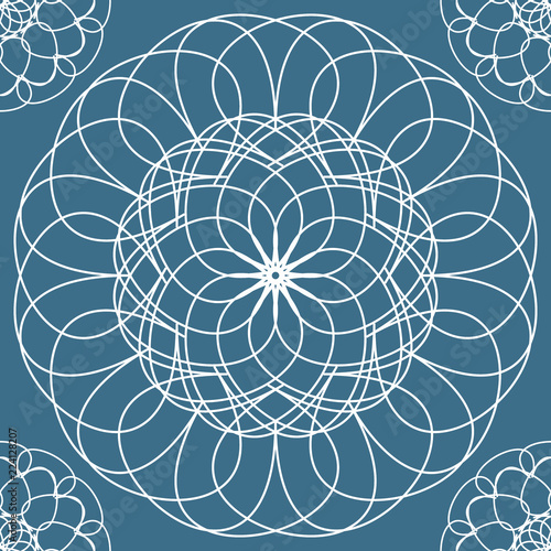 Vector seamless geometric pattern, background for design.
