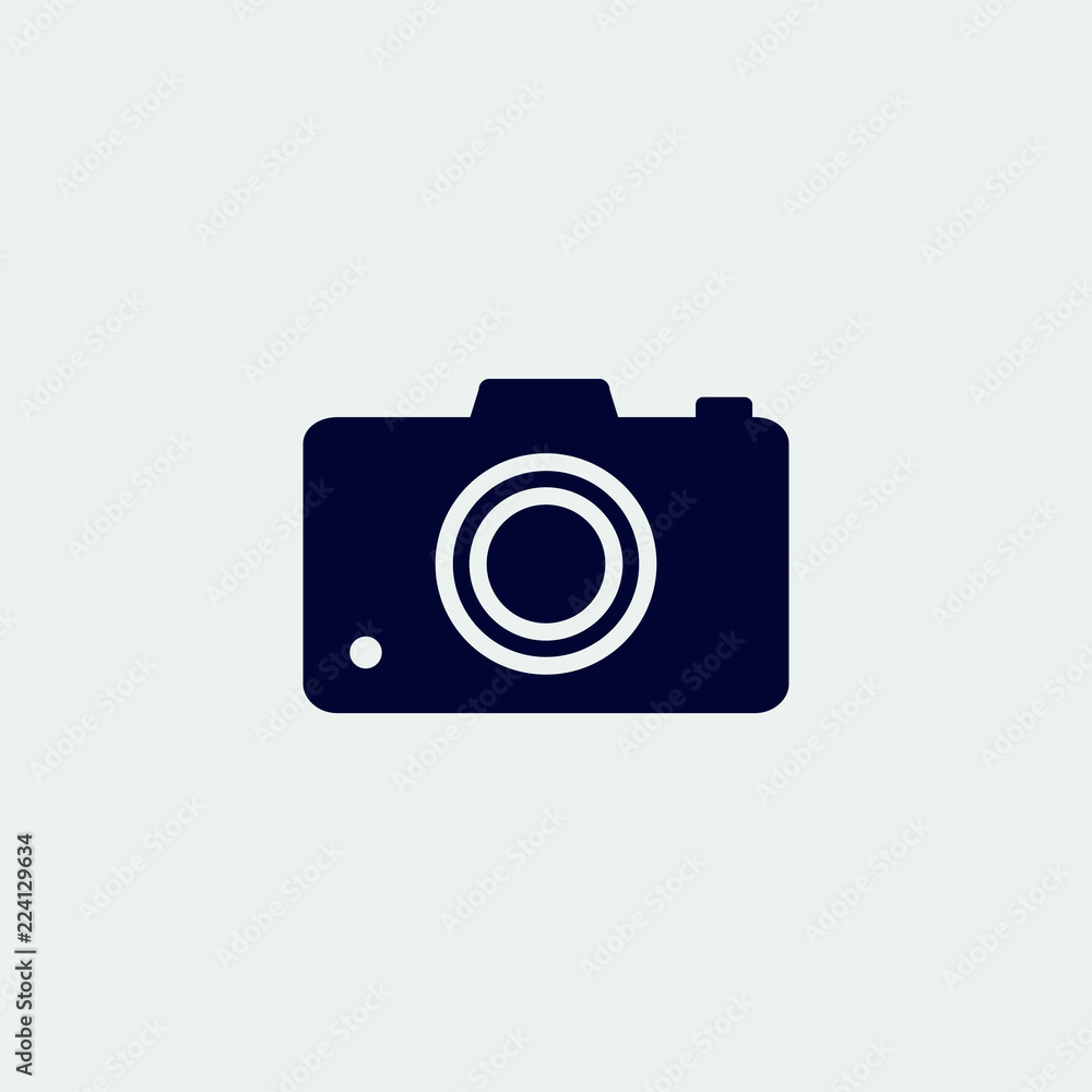 camera icon, vector illustration. flat icon camera icon, vector illustration. flat icon