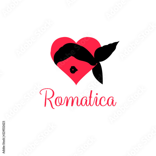 Heart love vector logo design template. Sex Logo with Heart