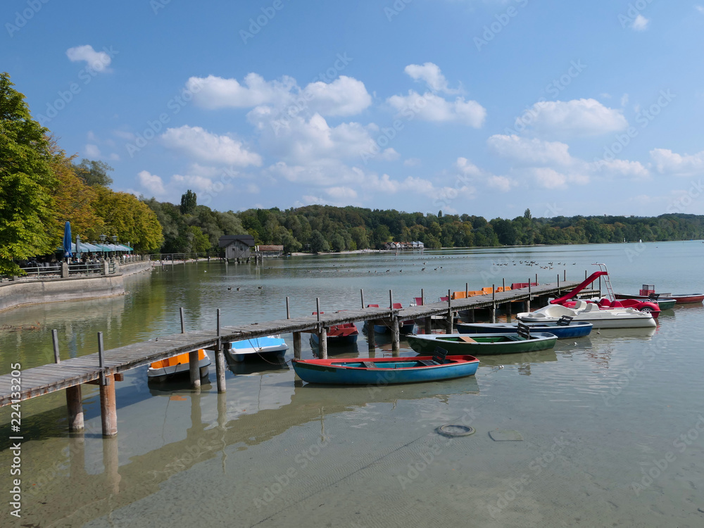 Naklejka premium Stegen am Ammersee
