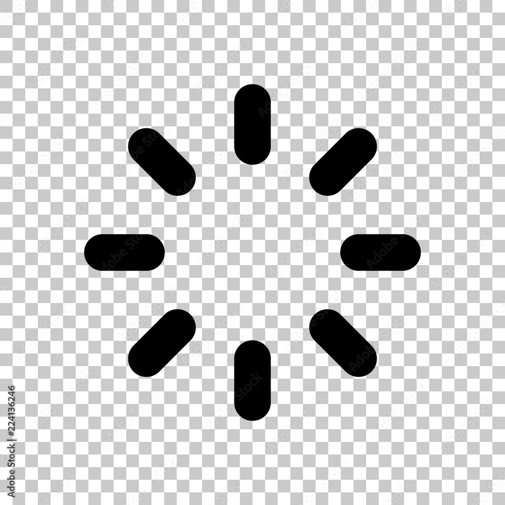 Loading or wait icon. On transparent background. Loading or wait icon. On transparent background.