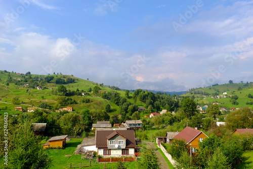 village in the Carpathians