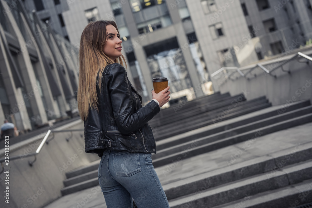 Girl in city Girl in city