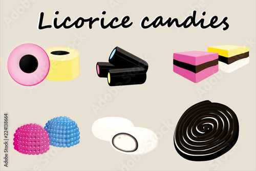 licorice candies