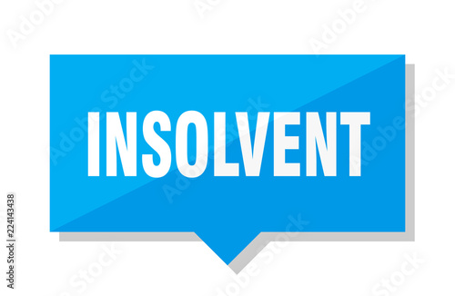 insolvent price tag