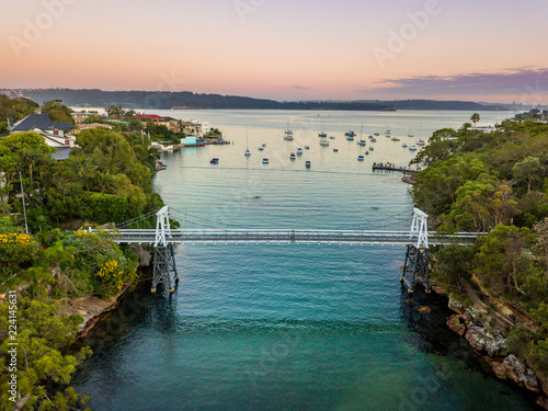 Canvas Print Parsley Bay on Sydney Harbour