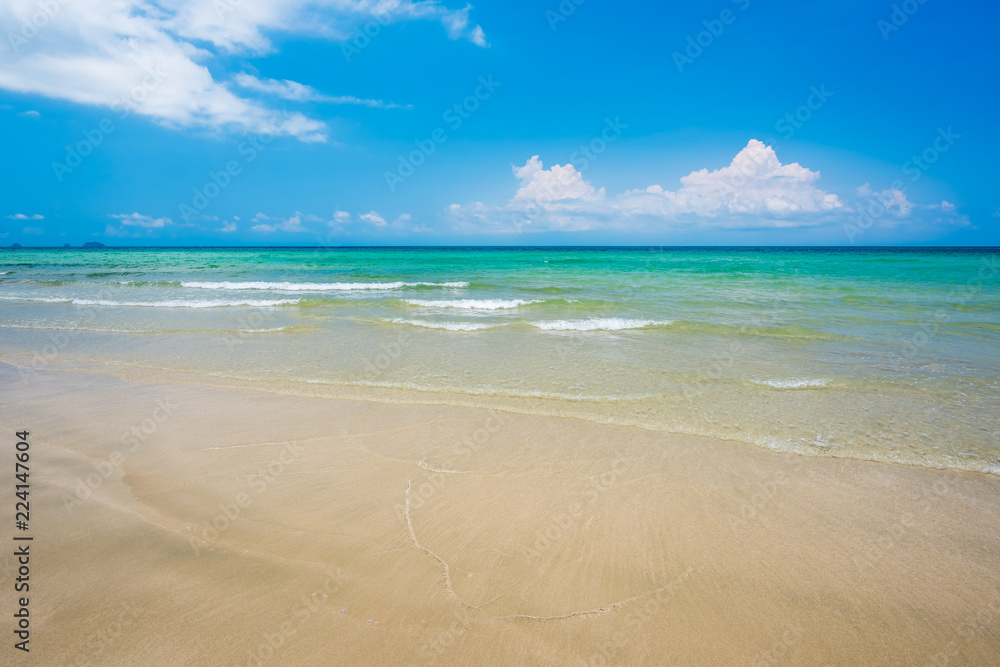 Sand beach and wave background Sand beach and wave background