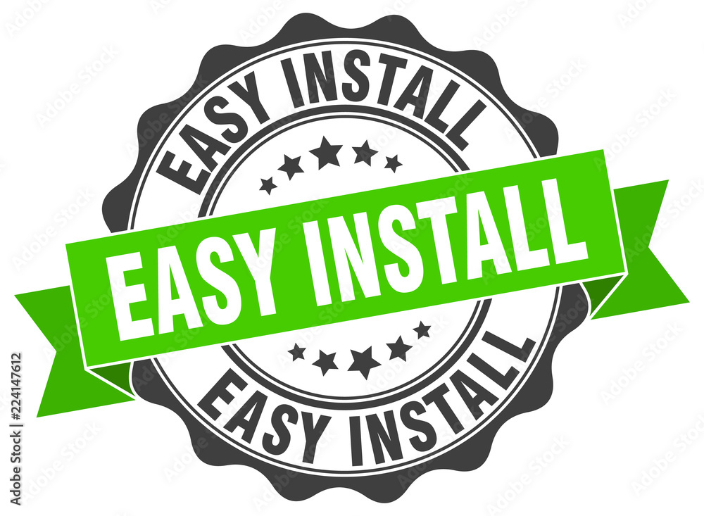 Obraz premium easy install stamp. sign. seal