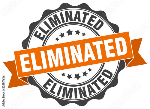 eliminated stamp. sign. seal
