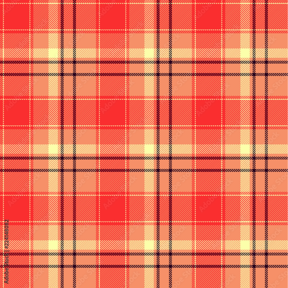 Obraz premium Seamless tartan vector pattern