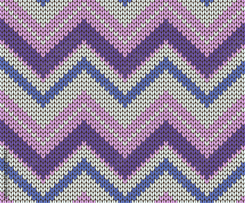 Seamless vector knitted texture