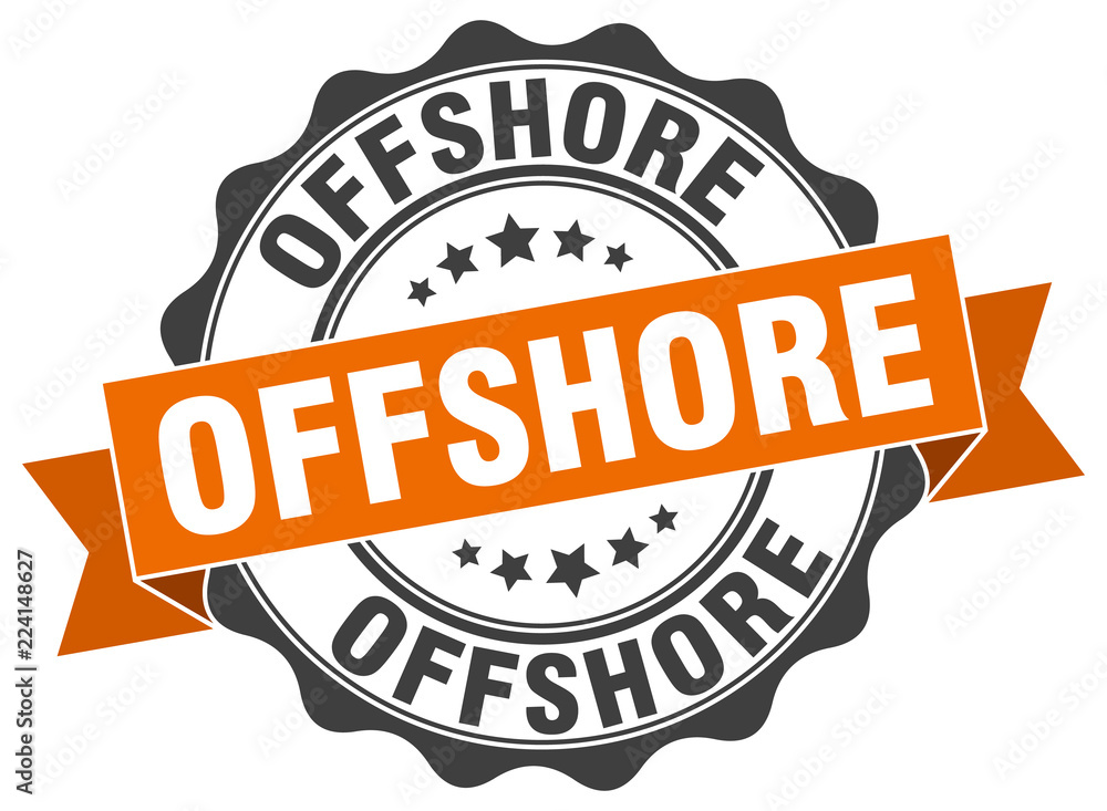 Obraz premium offshore stamp. sign. seal