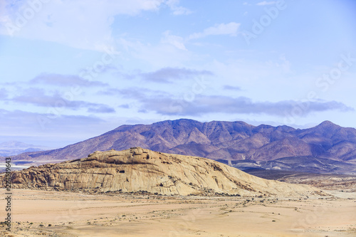 Luftaufnahme, flacher Granithügel, Namib-Naukluft-Nationalpark, nordöstlicher Teil