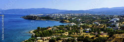 Panorama of Heraklion - Chania, Crete, Greece