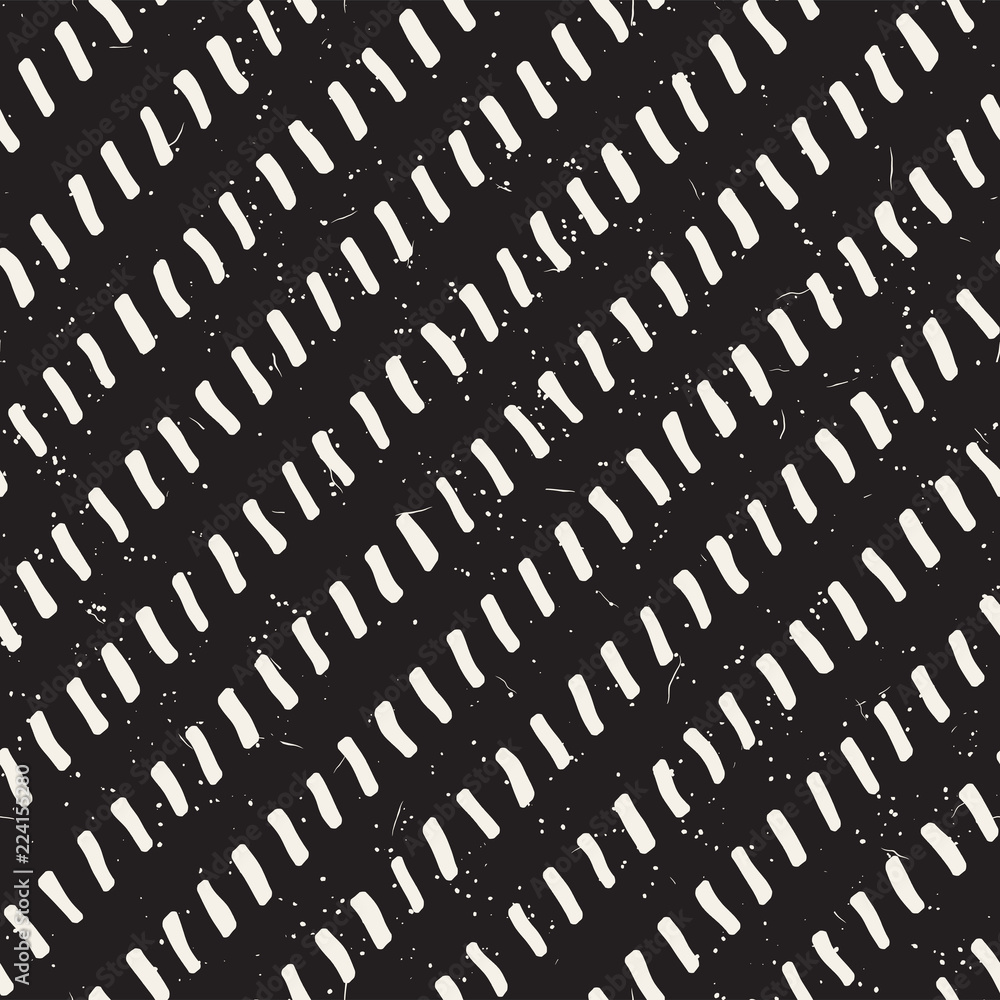 Simple ink geometric pattern. Monochrome black and white strokes background. Hand drawn ink texture for your design.. Simple ink geometric pattern. Monochrome black and white strokes background. Hand drawn ink texture for your design..