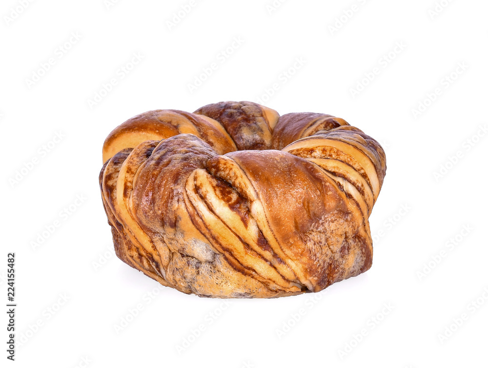 Fototapeta premium bread on white background