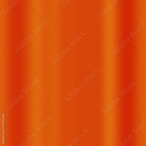 Orange seamless metal texture, abstract color background pattern