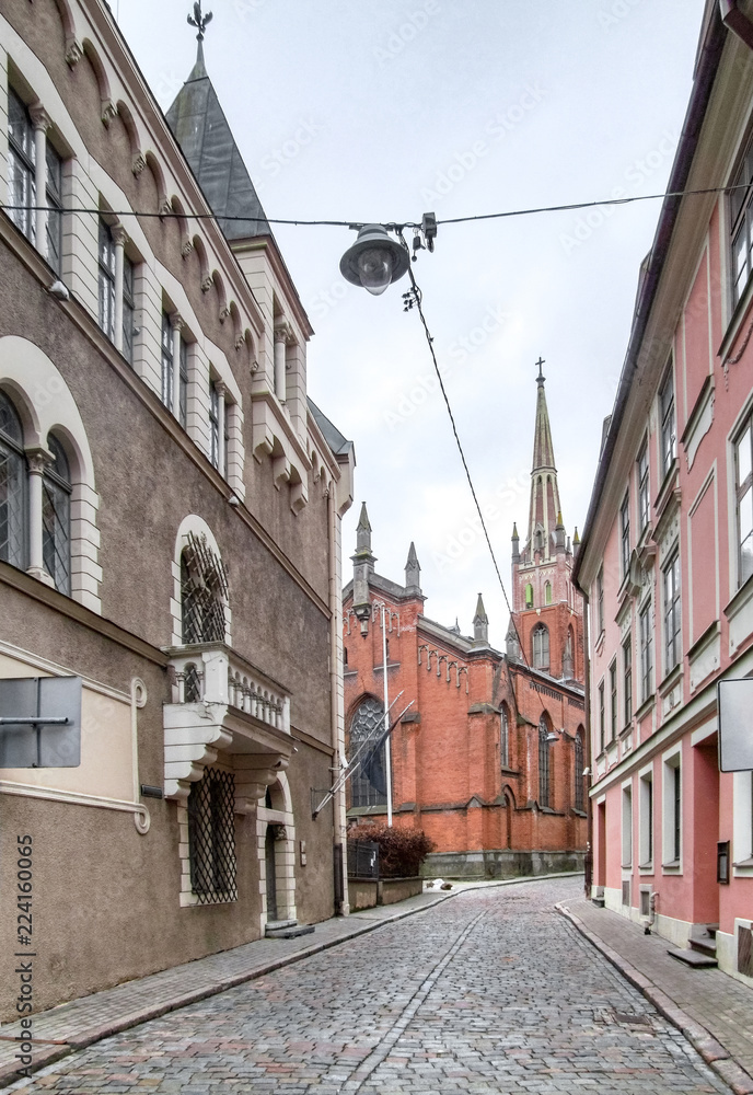 Obraz premium Riga city view