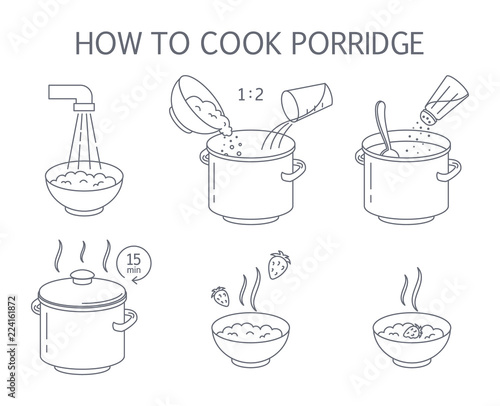 How to cook tasty delicious porridge instruction