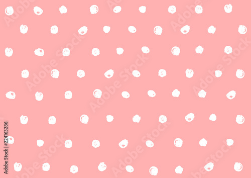 手描き　ドット　背景