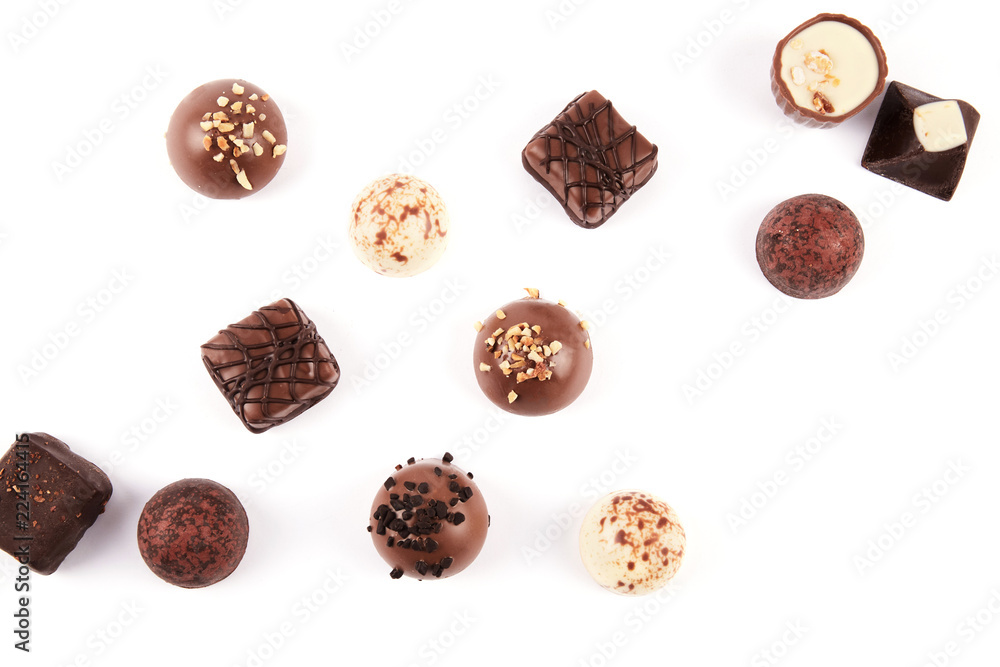 Chocolate candy isolated Chocolate candy isolated