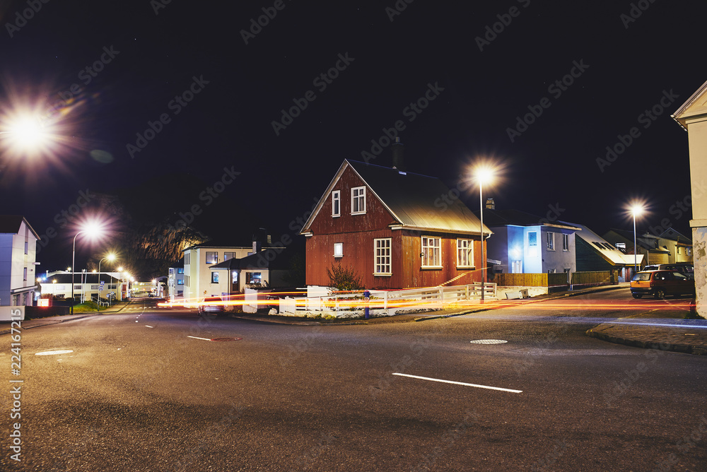 Fototapeta premium Vestmannaeyjar (Westman Islands) is a town and archipelago off the south coast of Iceland.