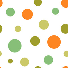 Acrylglasbilder Polka-Dot-Muster Hellblaue Punkte nahtloses Vektormuster  © scifilullaby