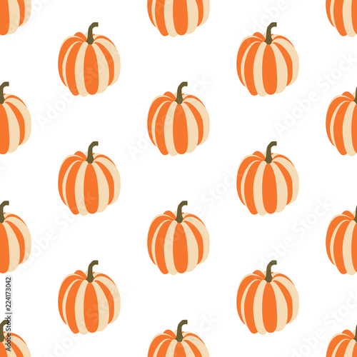 Pumpkin seamless pattern