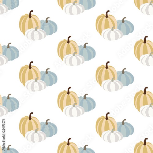 Pumpkin seamless pattern