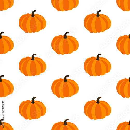 Pumpkin seamless pattern