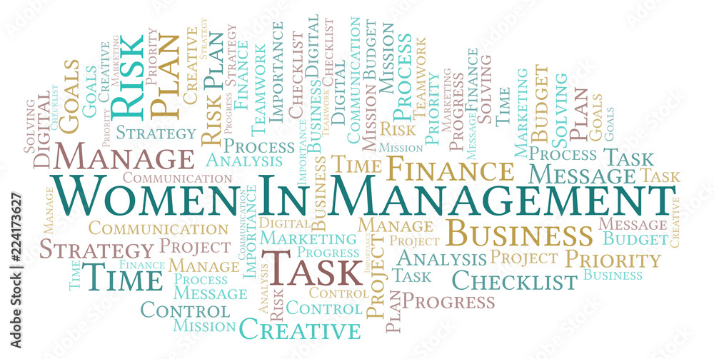 Women In Management word cloud, made with text only. Women In Management word cloud, made with text only.