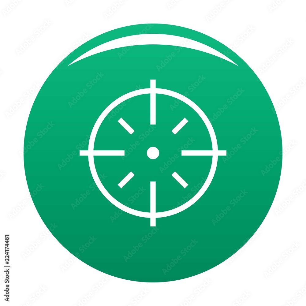 Specific target icon. Simple illustration of specific target vector icon for any design green Specific target icon. Simple illustration of specific target vector icon for any design green