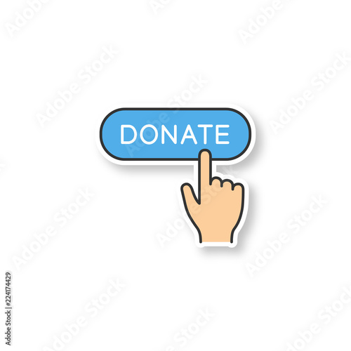 Donate button click patch