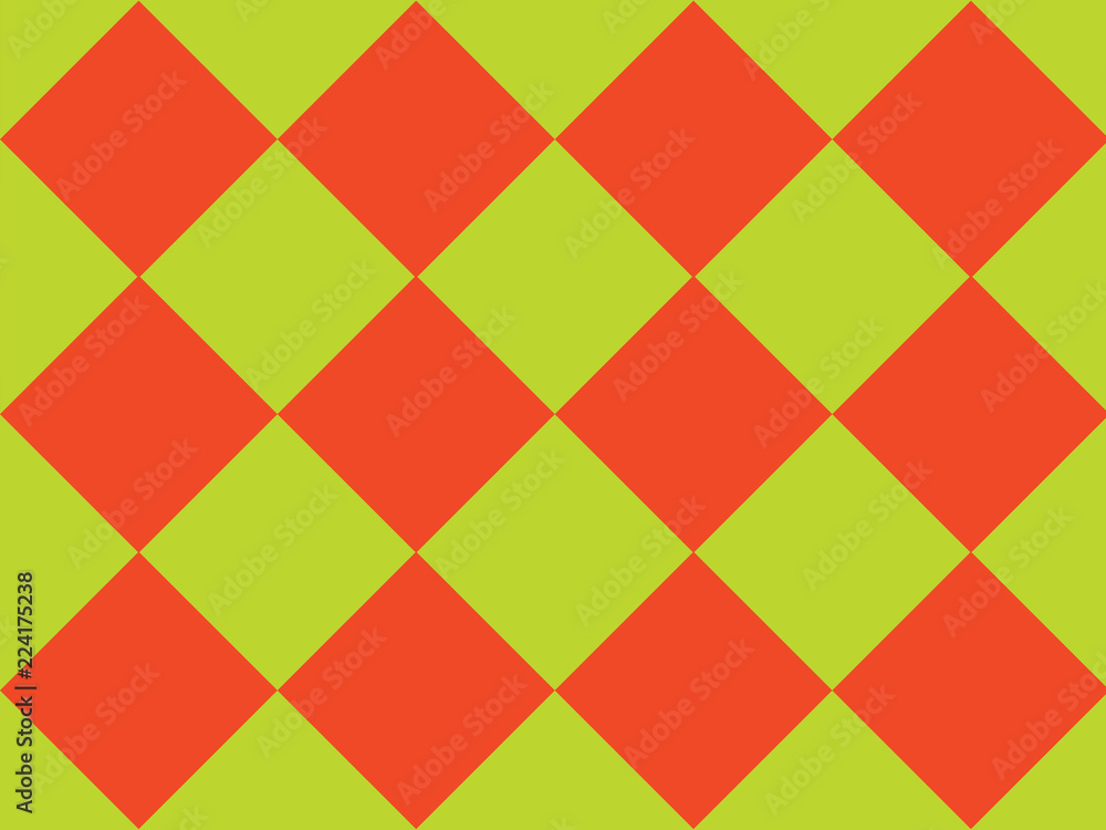 Referee flag orange and yellow 