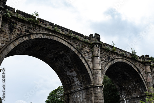 Victorian stone bridge with lage curves