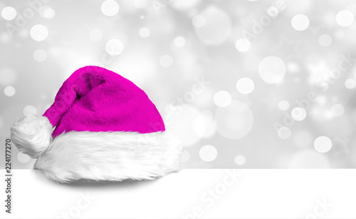 Pinke Weihnachtsmütze (für LGBT-Weihnachtsevents) 