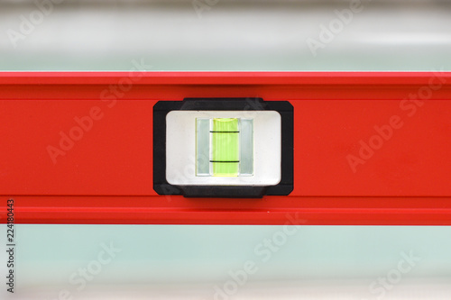 Red spirit level.