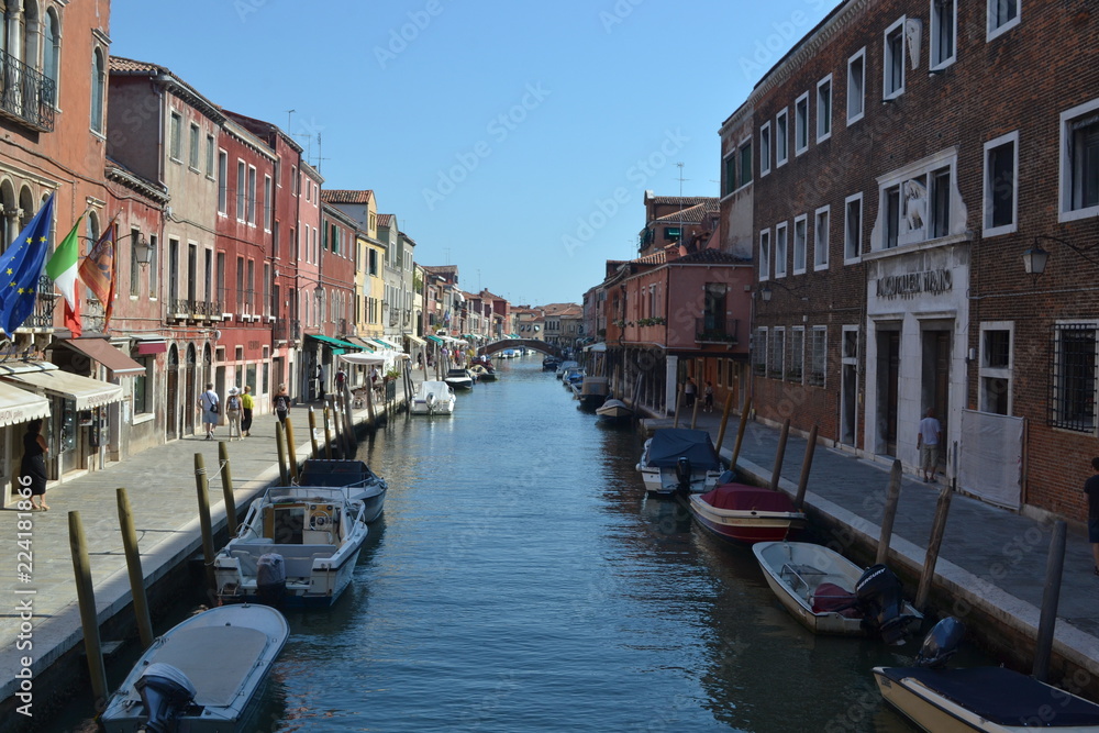 Canal à Murano, Italie