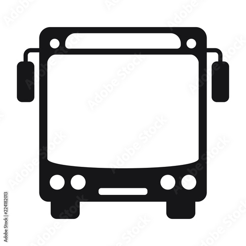 Bus icon in flat style, bus icon vector illustration, bus icon for your web site design