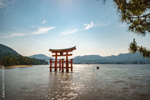 Miyajima, Floating Torii gate, high tide long exposure