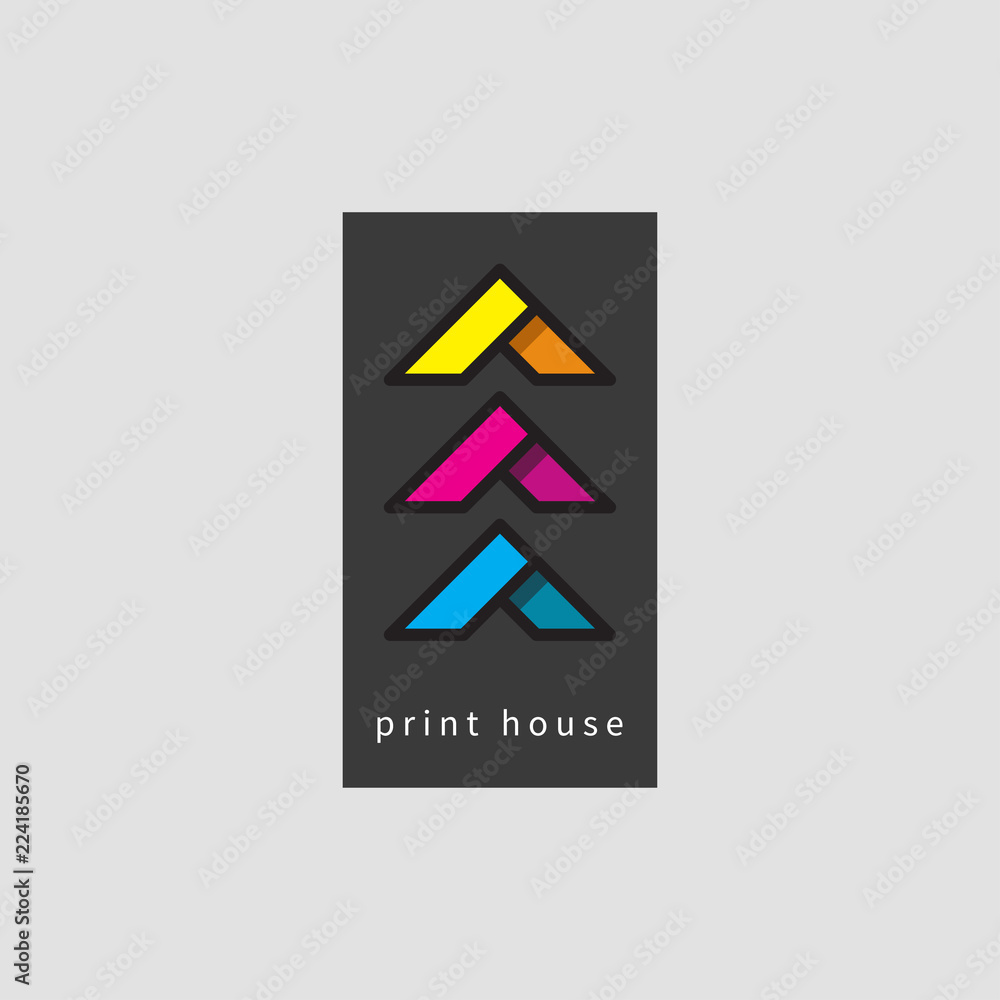 vector icon print house vector icon print house
