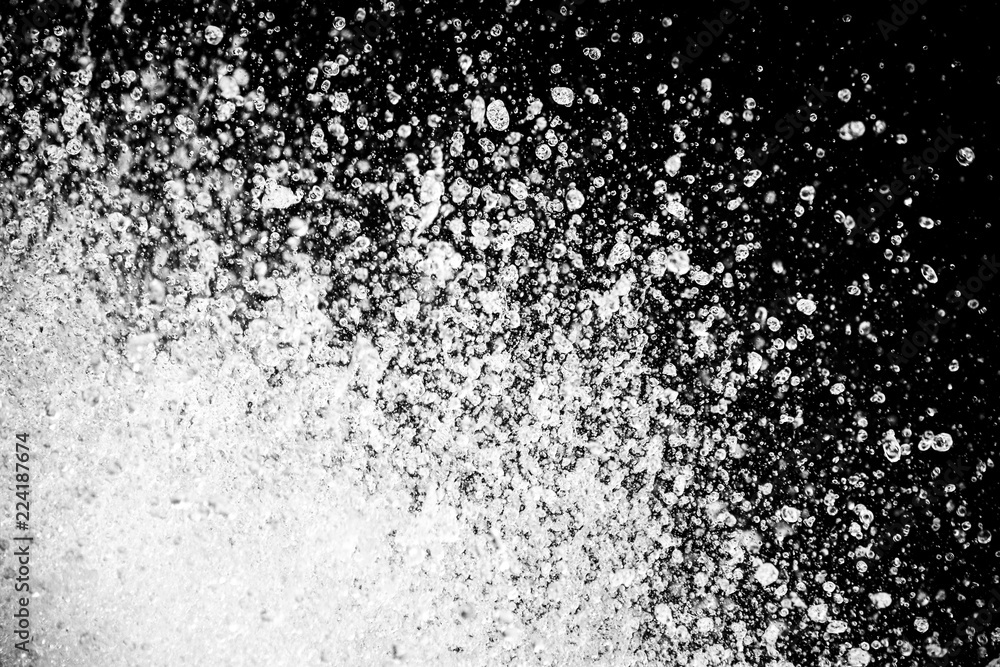 water splash on black water splash on black