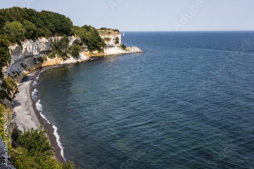 Obraz na płótnie landscape at stevns klint, denmark w salonie