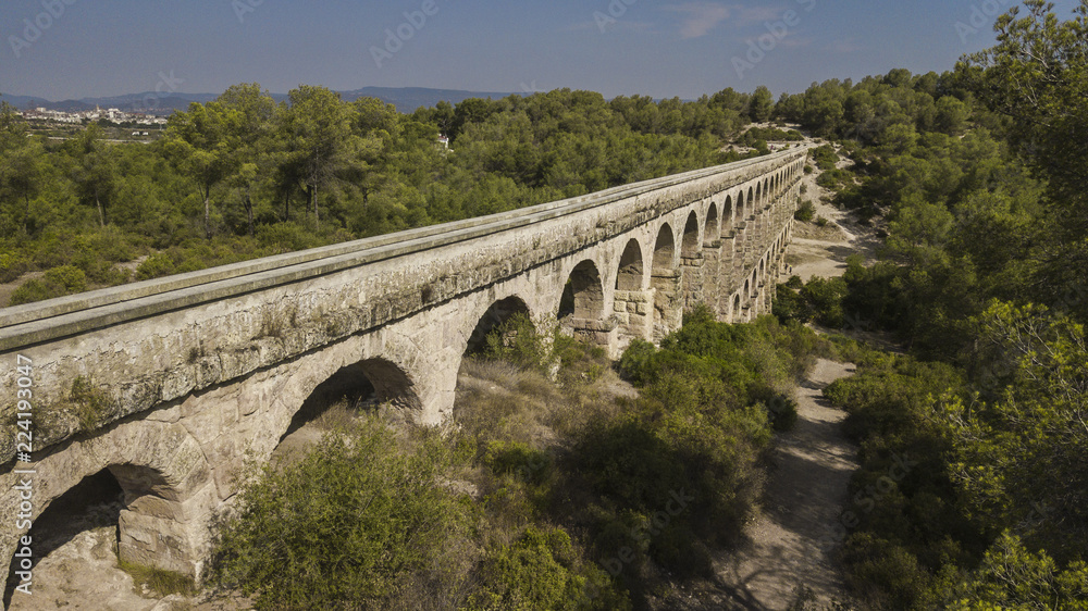 Pont del Diable. Roman aqueduct of Tarragona, Catalonia, Spain